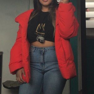 H&M Red Puffer Jacket